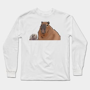 Guinea pig and Capybara Long Sleeve T-Shirt